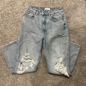 Zara High Waisted Mom Jean